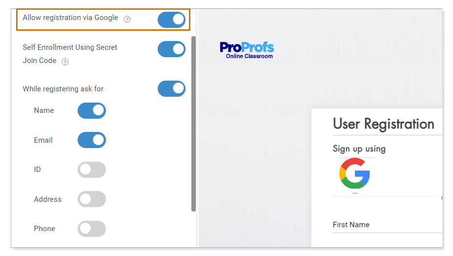 e-LearningEM Set Up User Authentication
